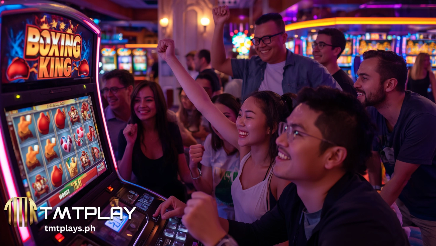 Spin para sa knockout moments sa Boxing King Slot na puno ng bonus